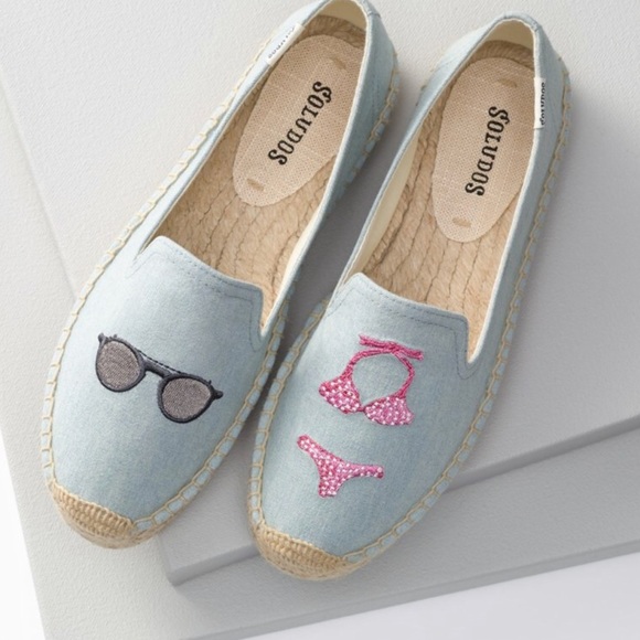 Soludos Shoes - Embroidered Flat